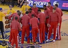 LA Clippers protest racist remarks by  thent team owner Donald Sterling. Photo by Indystar.com